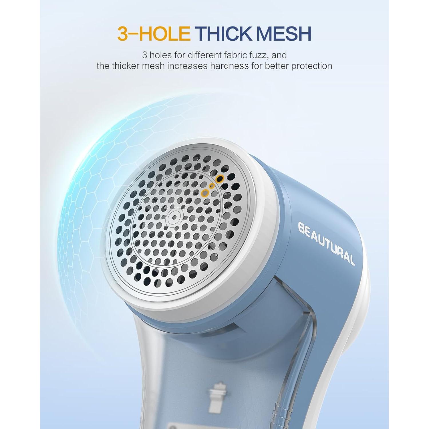 Quitapelusas Eléctrico BEAUTURAL 6 Hojas Recargable 240g