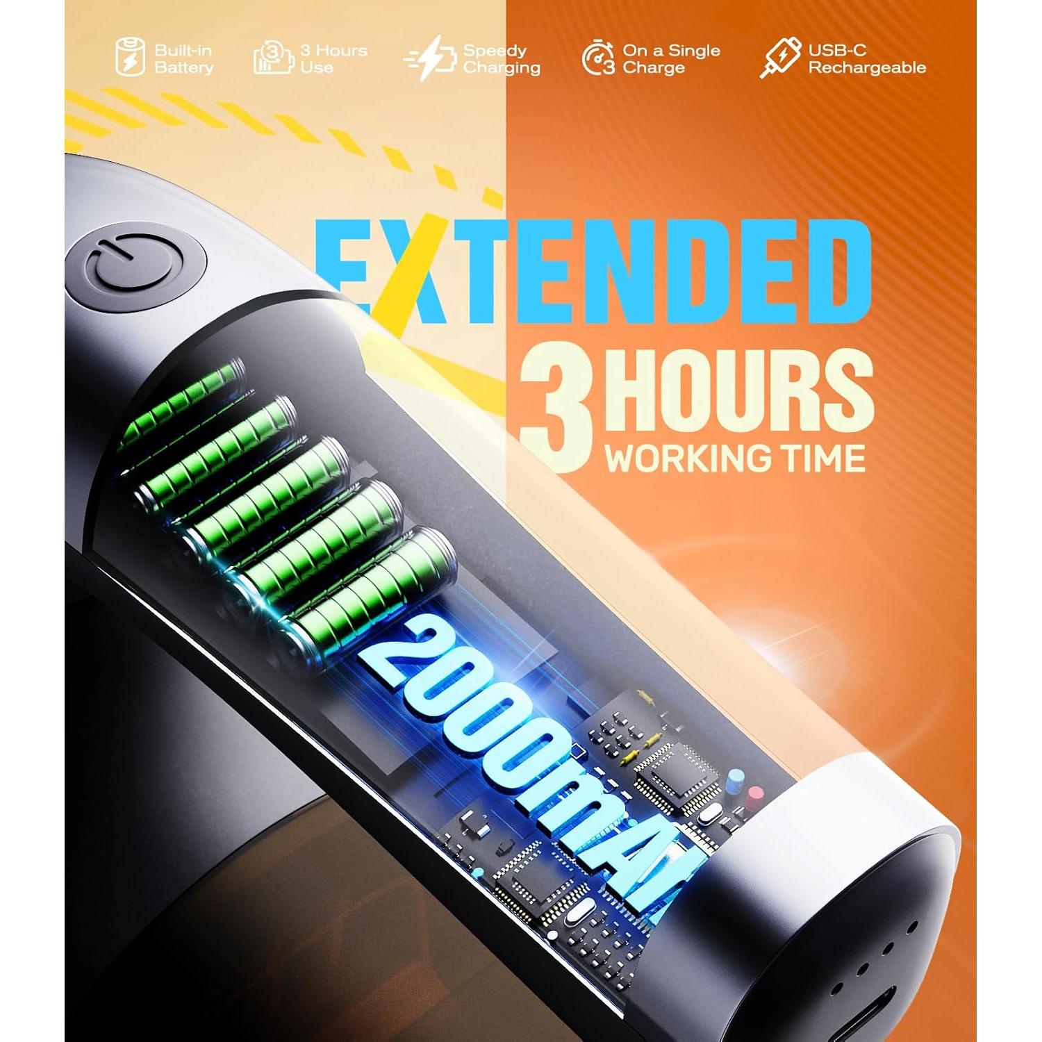 Quitapelusas POPCHOSE M2 Recargable USB 6 Cuchillas Gris