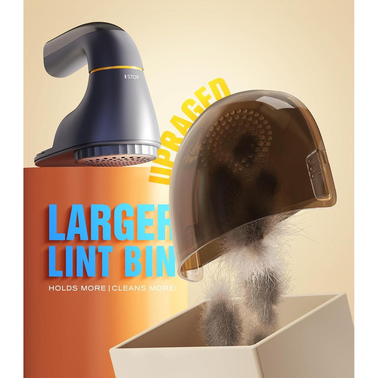 Quitapelusas POPCHOSE M2 Recargable USB 6 Cuchillas Gris