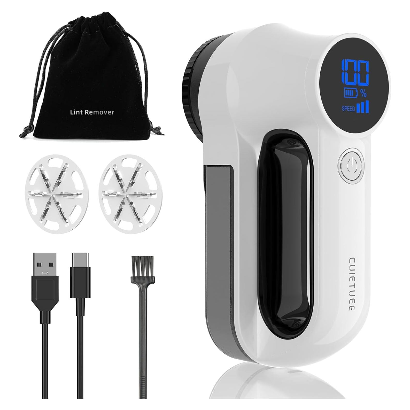 Quitapelusas Eléctrico CuieTuee X3 Recargable 6 Cuchillas