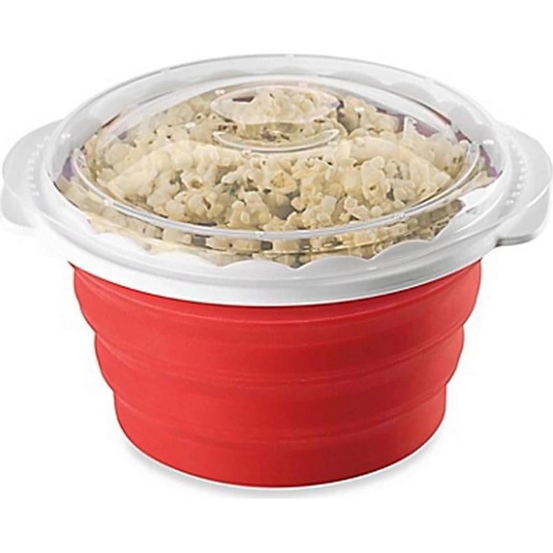 Hacedor de Palomitas de Maíz Cuisinart Silicona Rojo