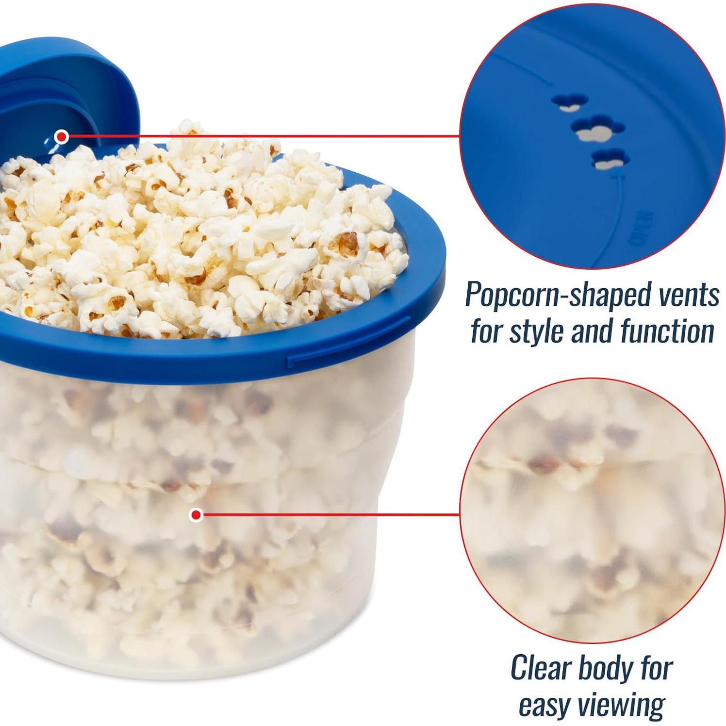 Hacedor de Palomitas de Maíz Silicona TONFORD 3.2L Plegable