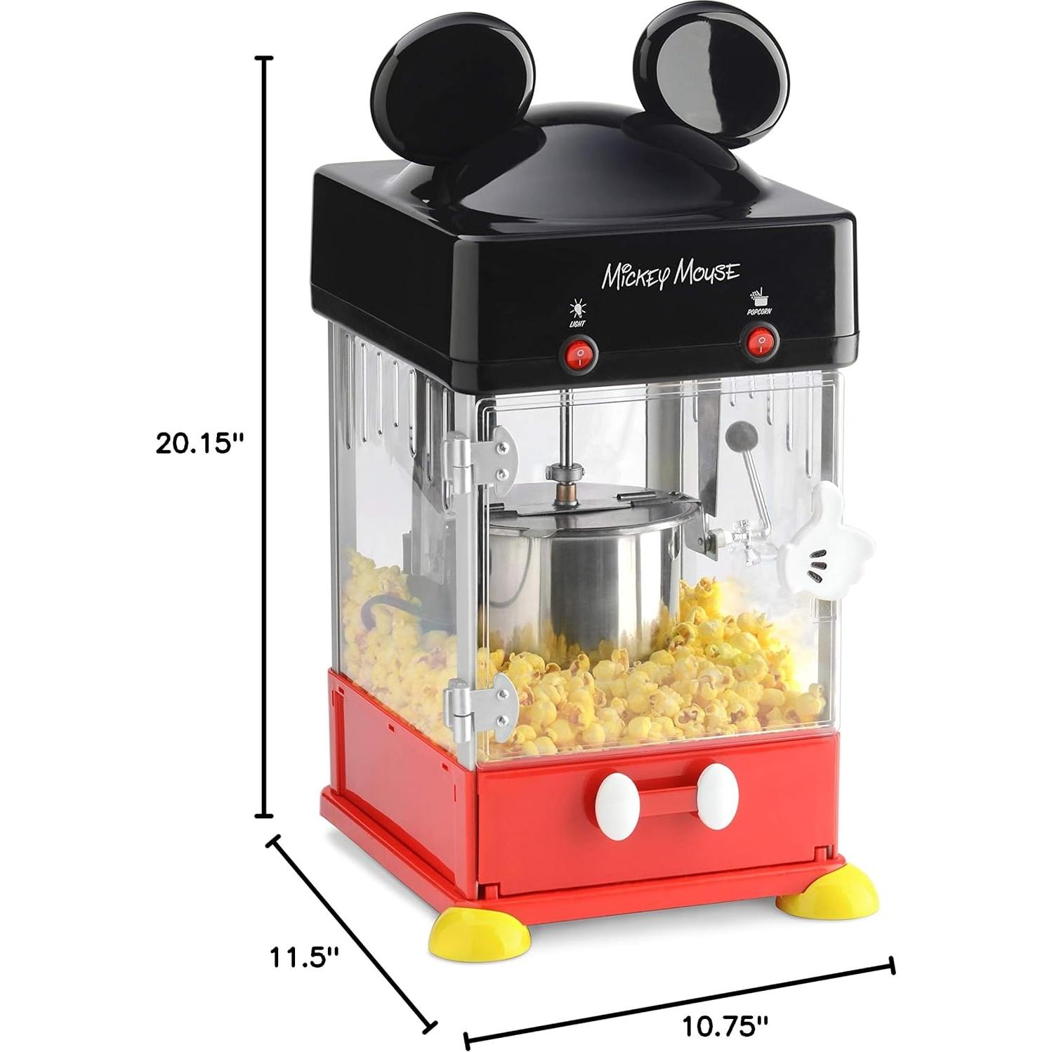 Olla de Palomitas Disney Mickey 6-8 Tazas Eléctrica