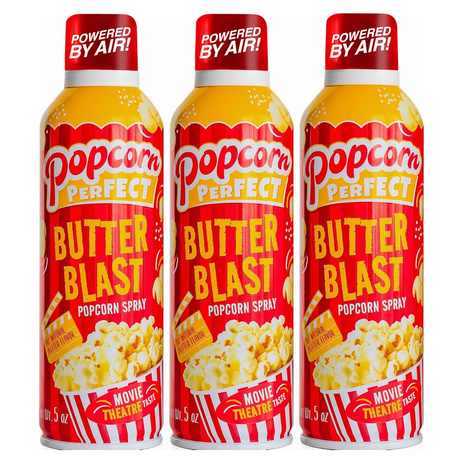 Spray de Mantequilla Popcorn Perfect 142 g - Sabor Cine