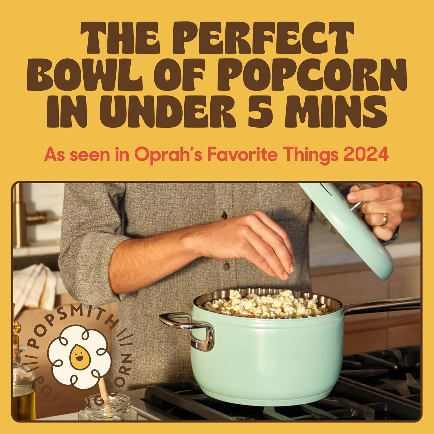 Fabricante de Palomitas Popsmith Acero Inoxidable 6L