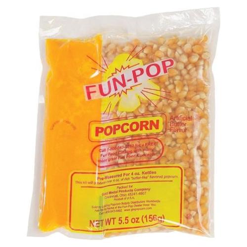 Kit de Aceite y Sal Gold Medal 4 oz para Palomitas 36 Unidades