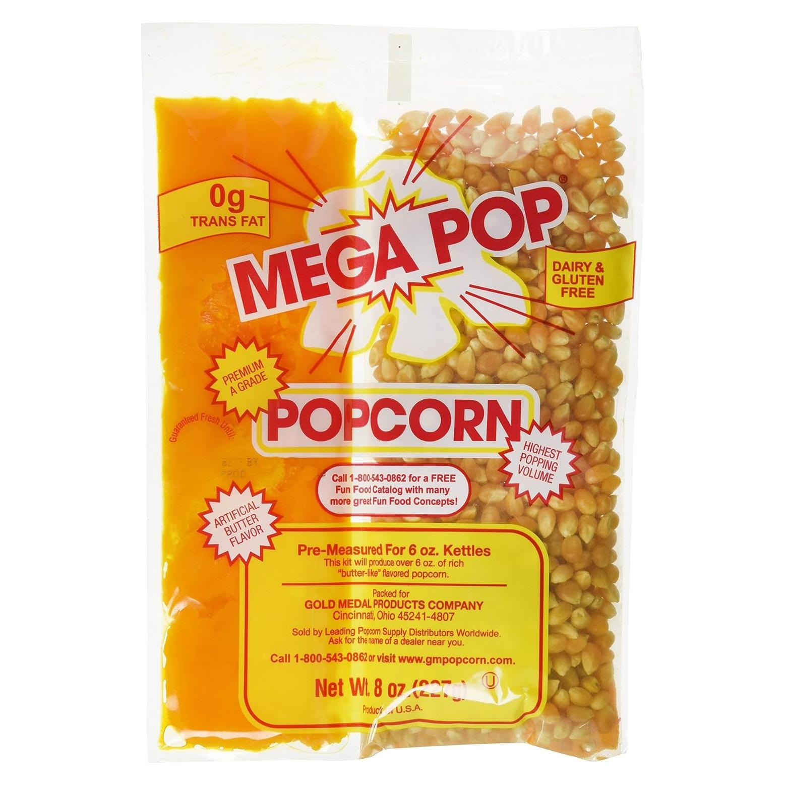 Kit de Palomitas de Maíz Medalla de Oro Coco 8oz - 36 Unidades