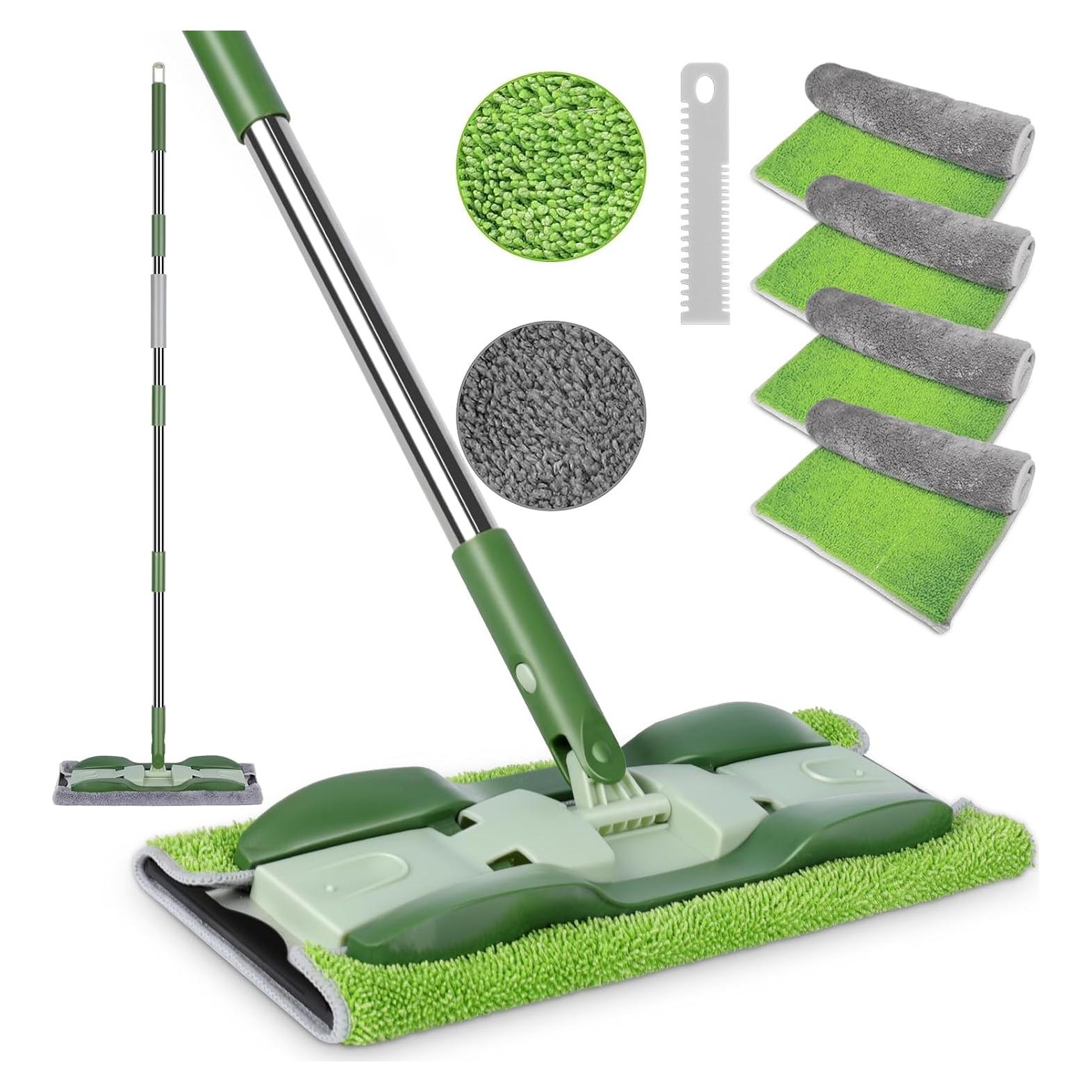 Mopa de Microfibra MASTERTOP con Mango Ajustable 133 cm