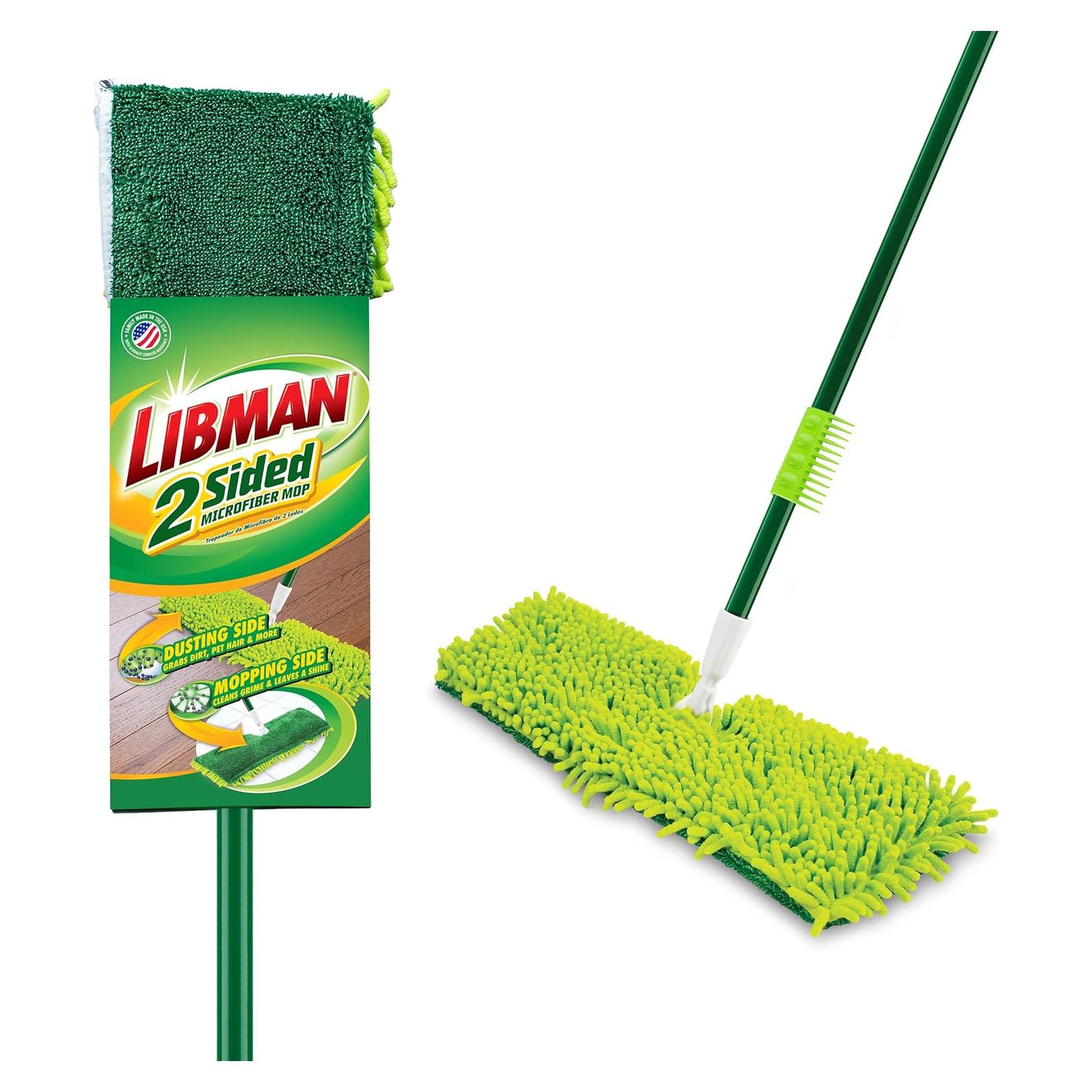 Mop de Microfibra Libman 2 Lados 124 cm para Pisos