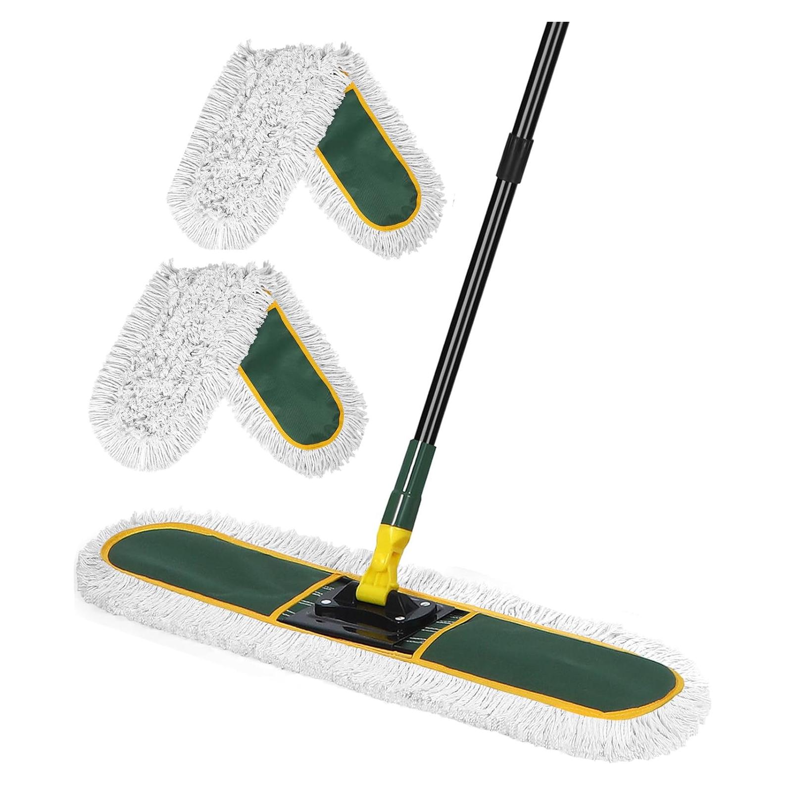 Mopa de Polvo Comercial BUVE 60 cm con Almohadillas Reutilizables