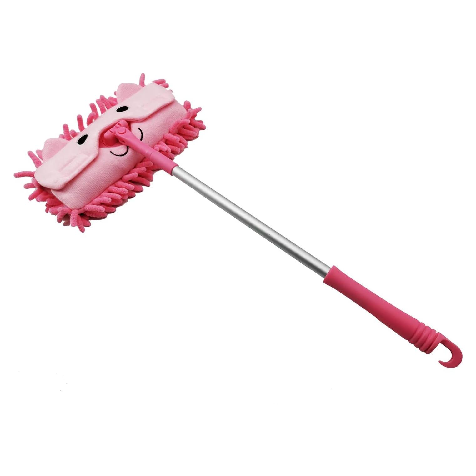 Mini Mopa de Microfibra Chenille Xifando Rosa 50 cm