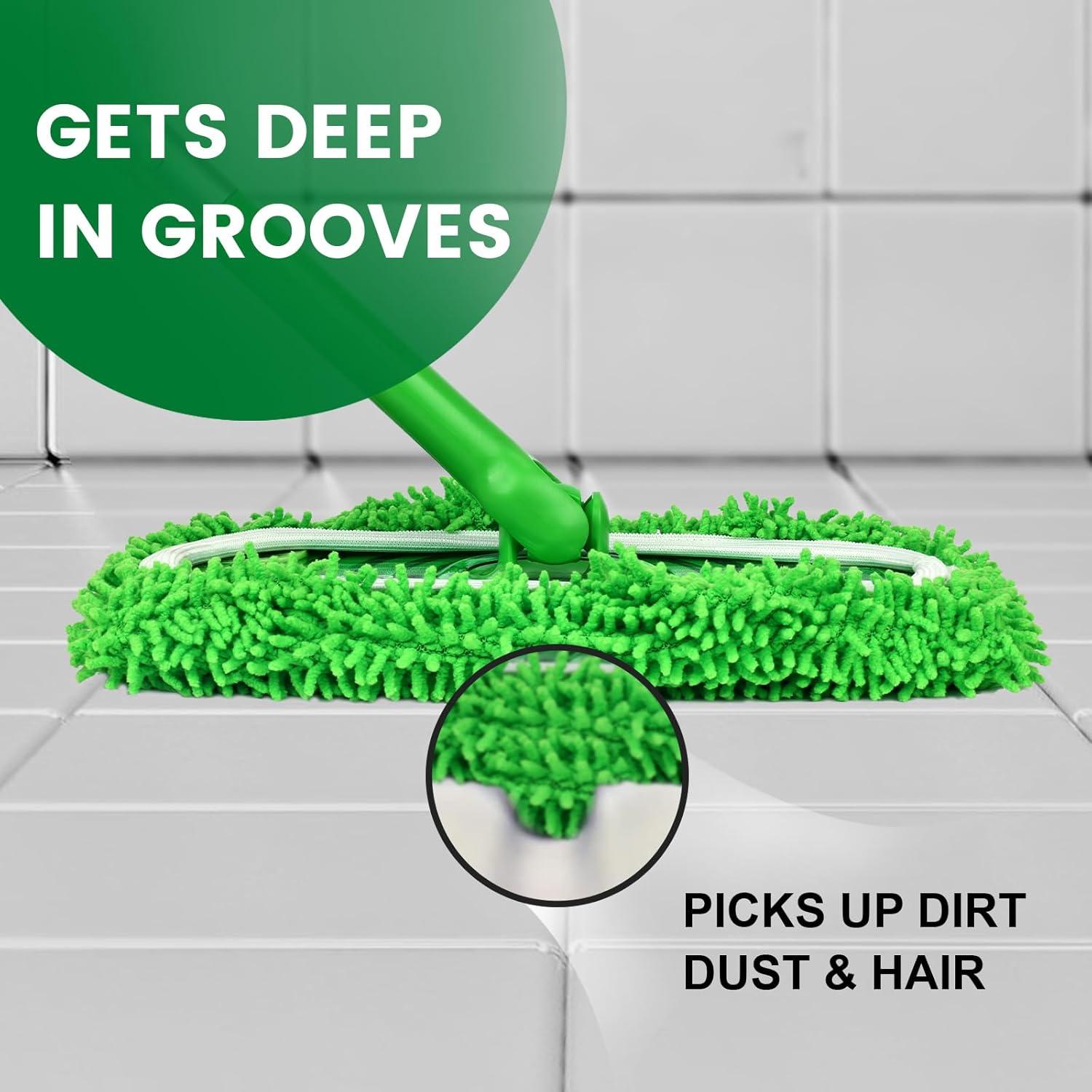 6 Almohadillas Reutilizables Microfibra ZMZPA para Mop Swiffer