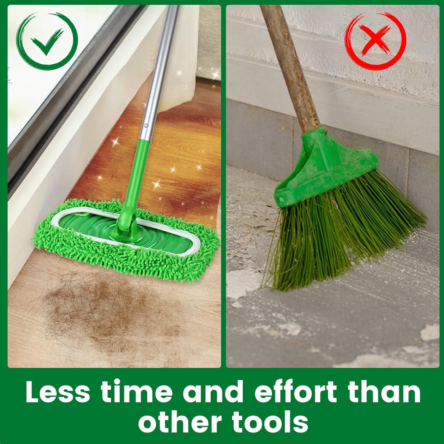 6 Almohadillas Reutilizables Microfibra ZMZPA para Mop Swiffer