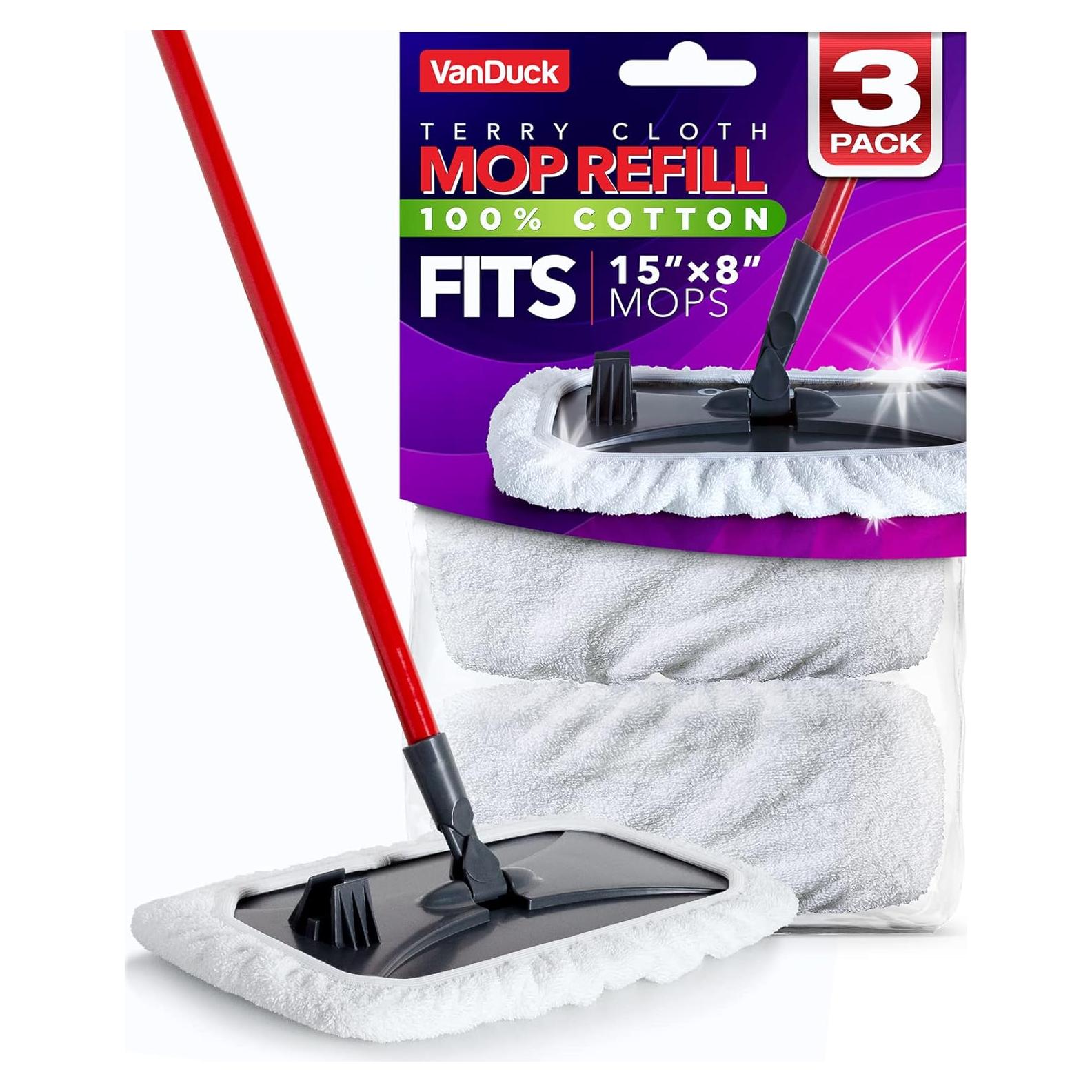 Fundas de Mopa de Algodón VanDuck 15x8 cm 3-Pack