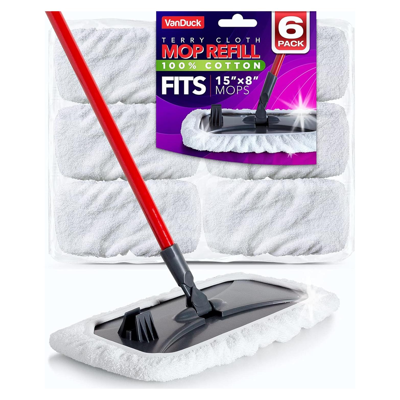 Paños de Mopa de Algodón VanDuck 15x8 cm 6-Pack