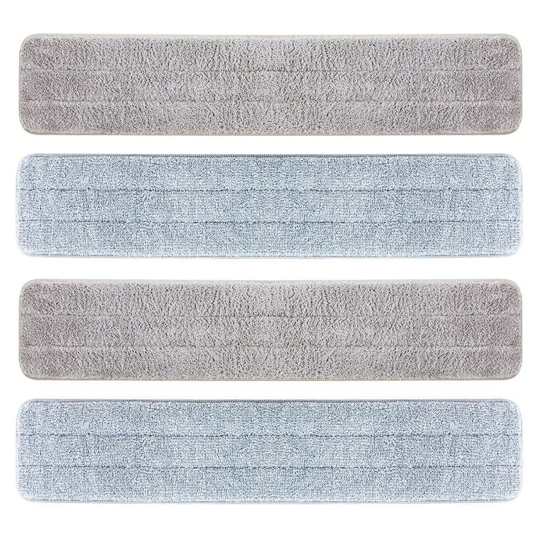 Mopas Reutilizables de Microfibra CQT 65x13 cm 4 Piezas