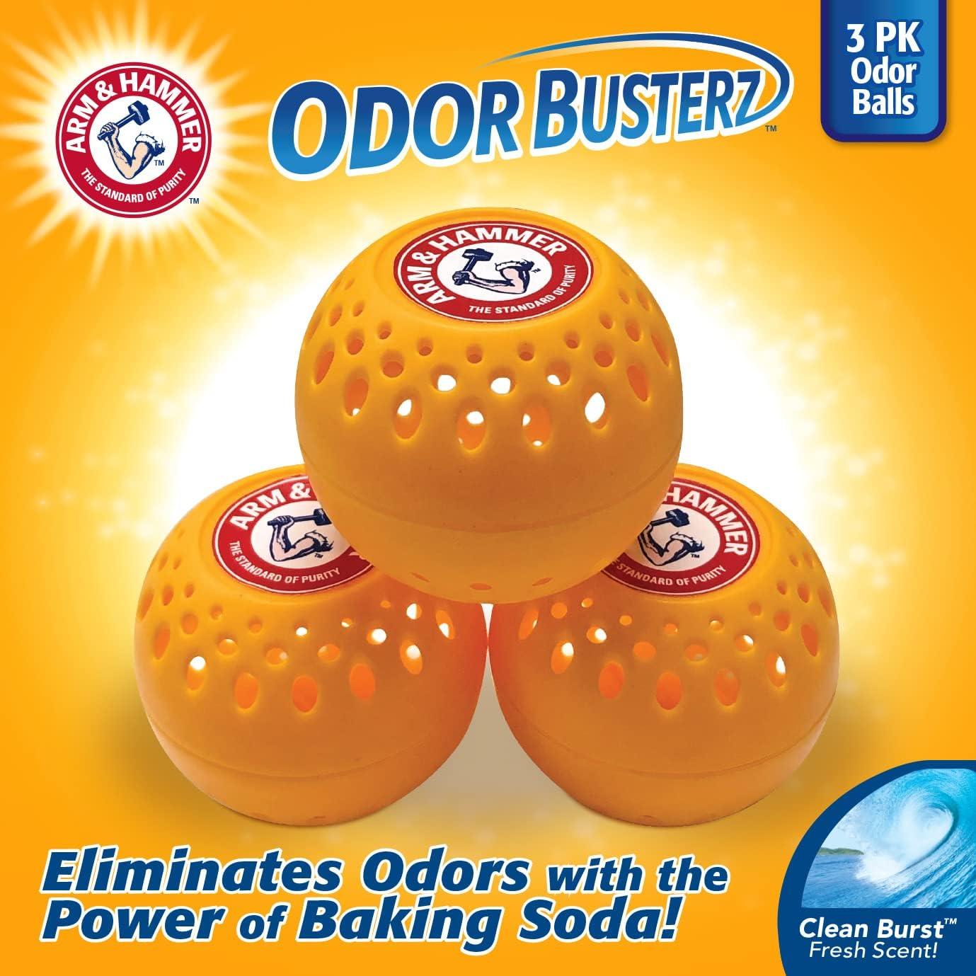 Desodorante Arm & Hammer Odor Busterz Limpieza Burst 3 Pzas