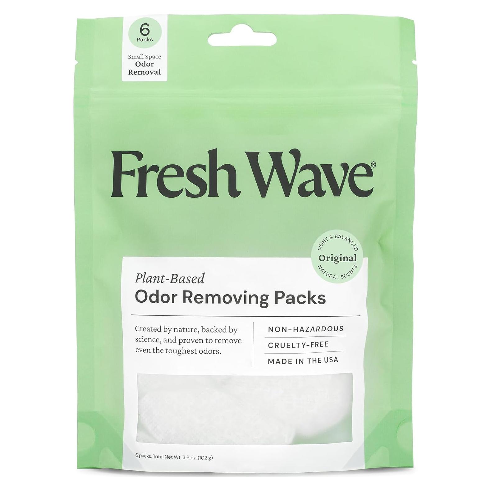 Eliminadores de Olores Fresh Wave, 6 Paquetes Naturales