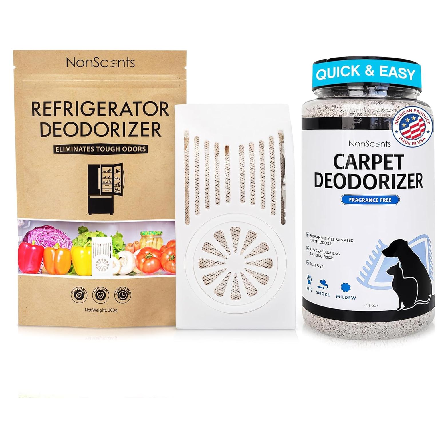 Paquete Eliminador de Olores NonScents - Desodorante y Polvo