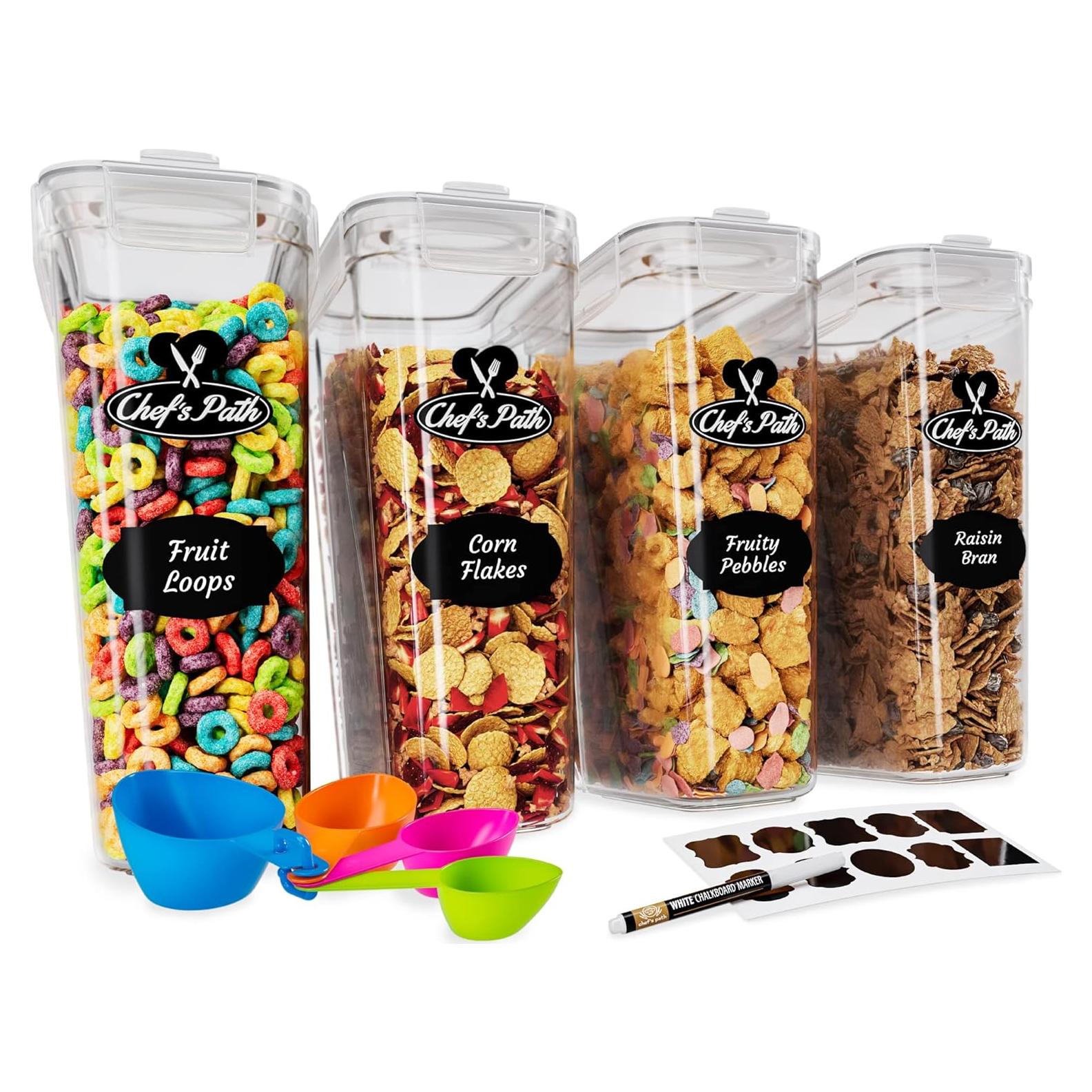 Juego de 4 Contenedores Herméticos Chef's Path 4L