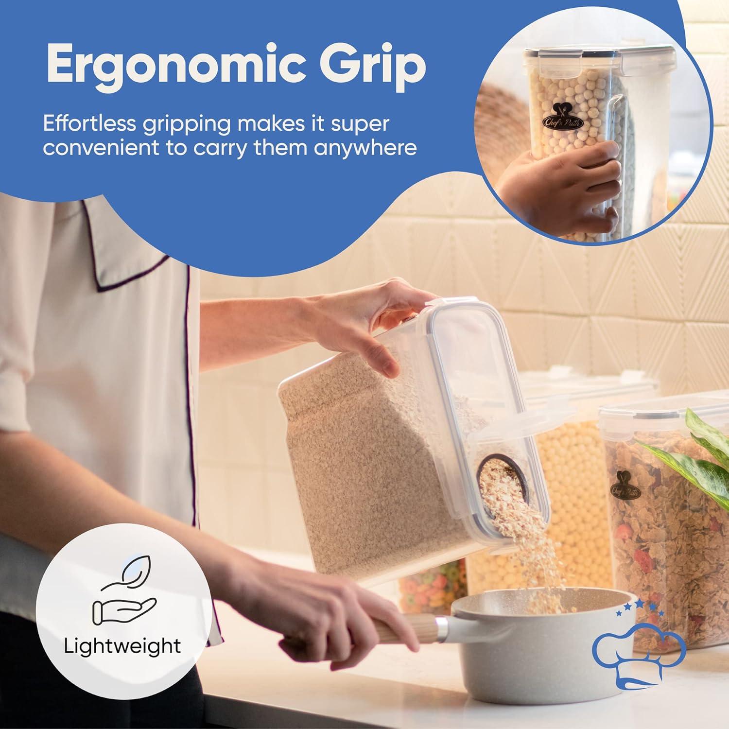 Juego de 4 Contenedores Herméticos Chef's Path 4L