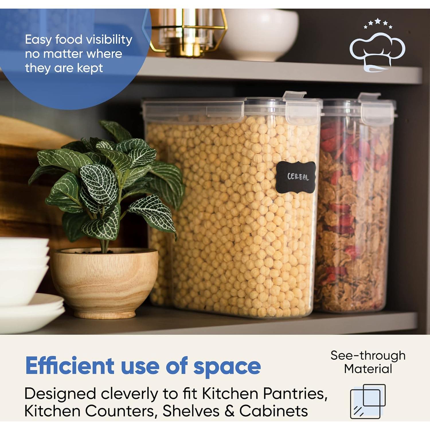 Juego de 4 Contenedores Herméticos Chef's Path 4L