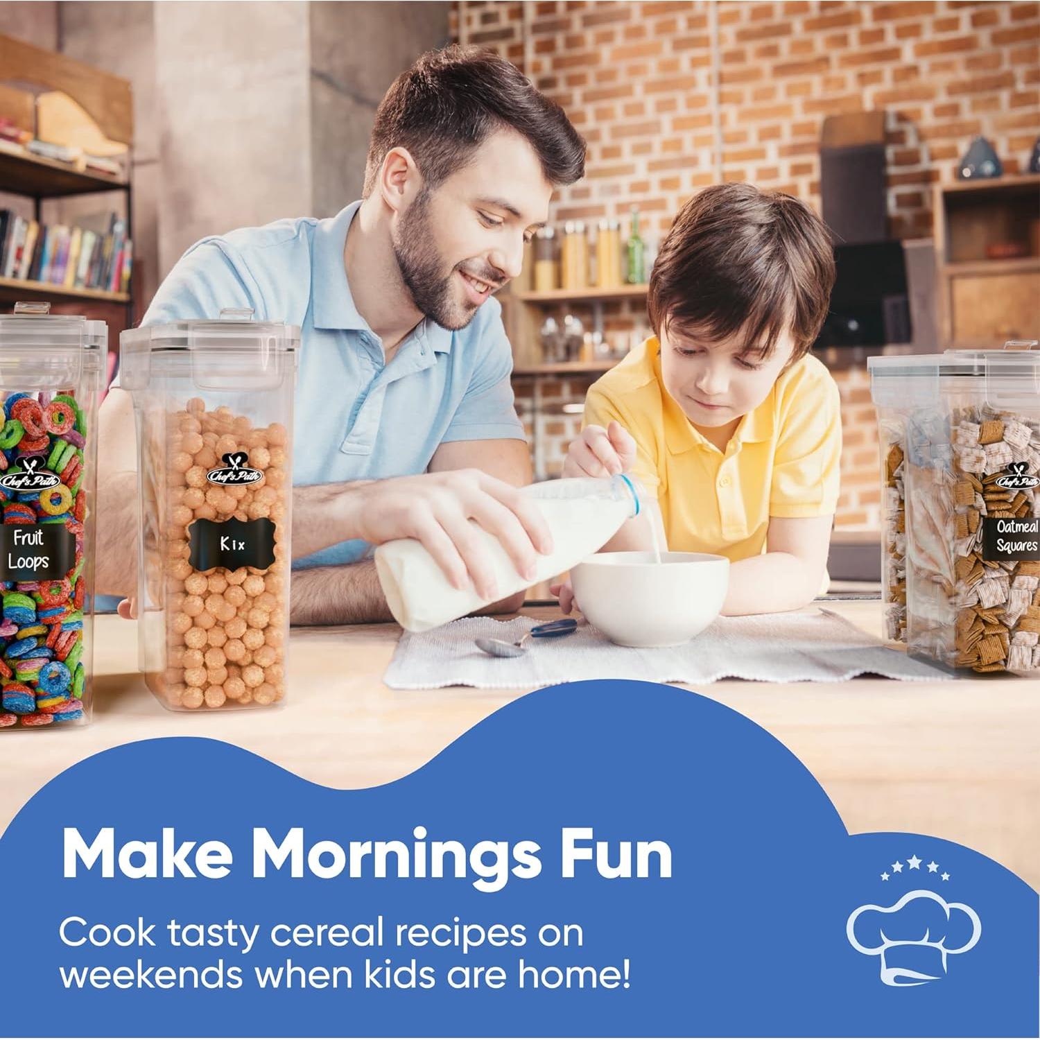 Juego de 4 Contenedores Herméticos Chef's Path 4L