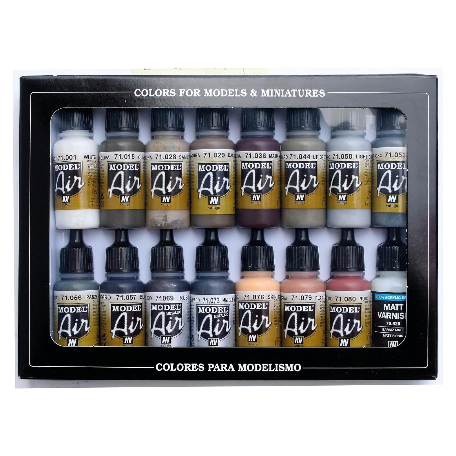 Pintura Acrílica Vallejo Model Air 17ml Color Blanco