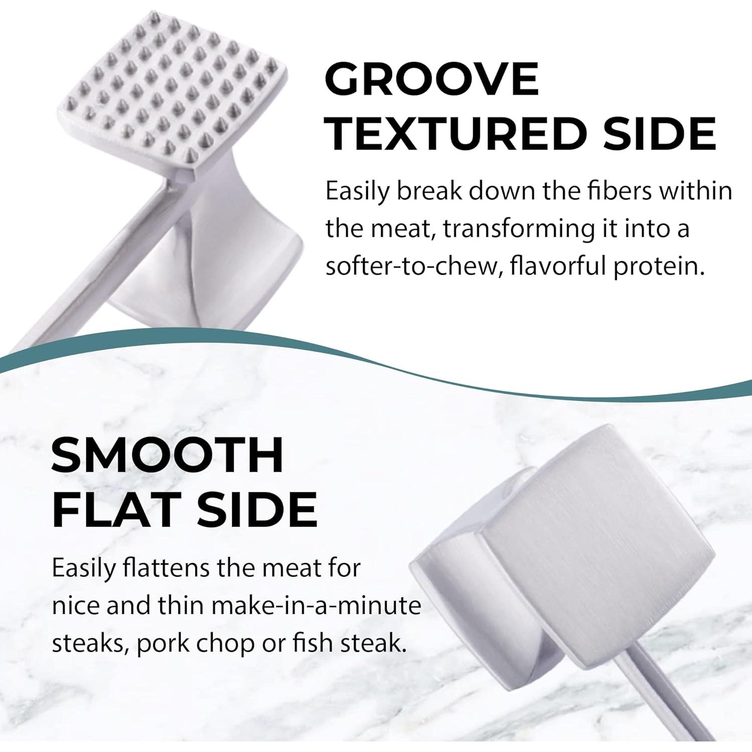 Martillo Aplanador de Carne KITEXPERT Doble Cara 23.88 cm