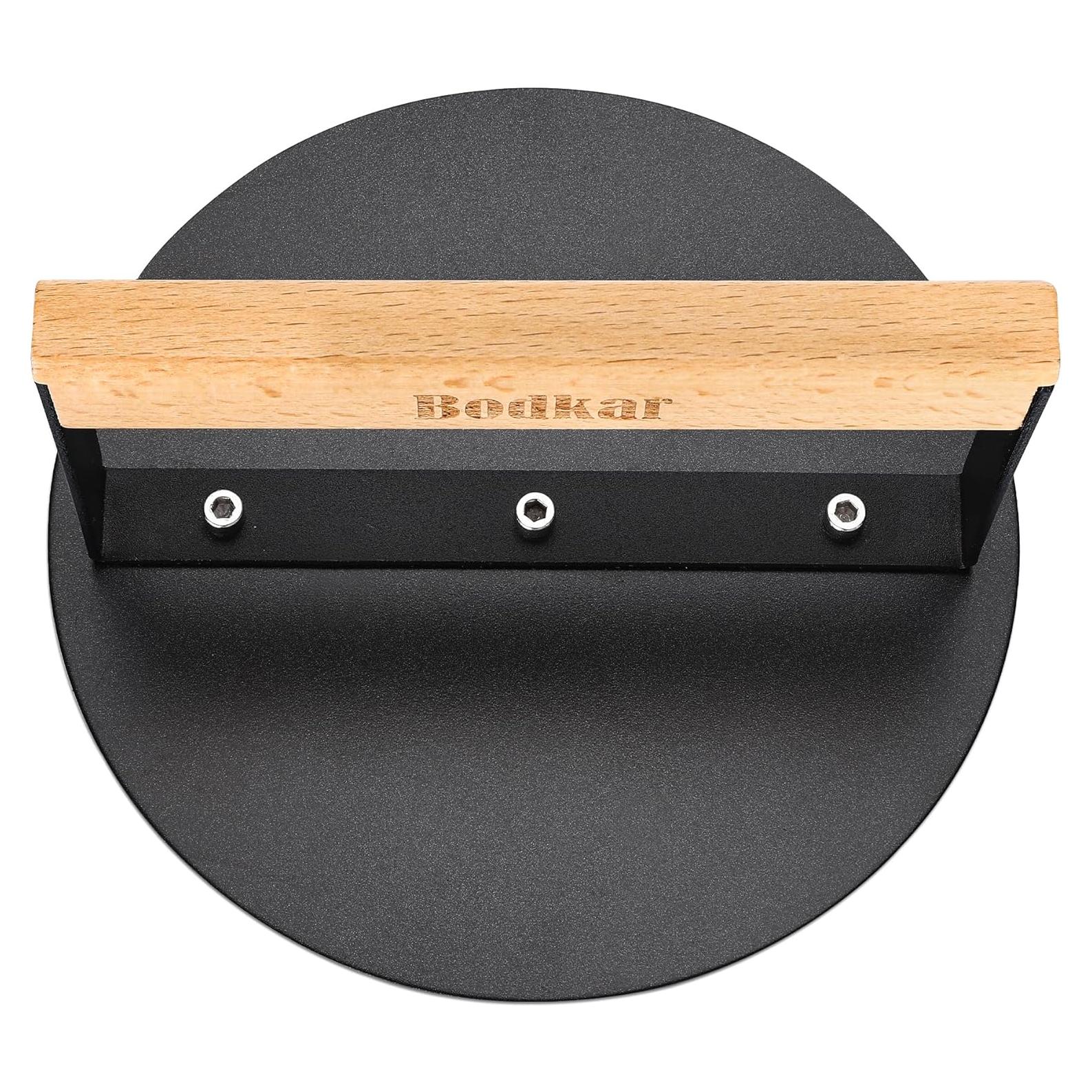 Prensa para Hamburguesas Bodkar 15 cm con Mango de Madera