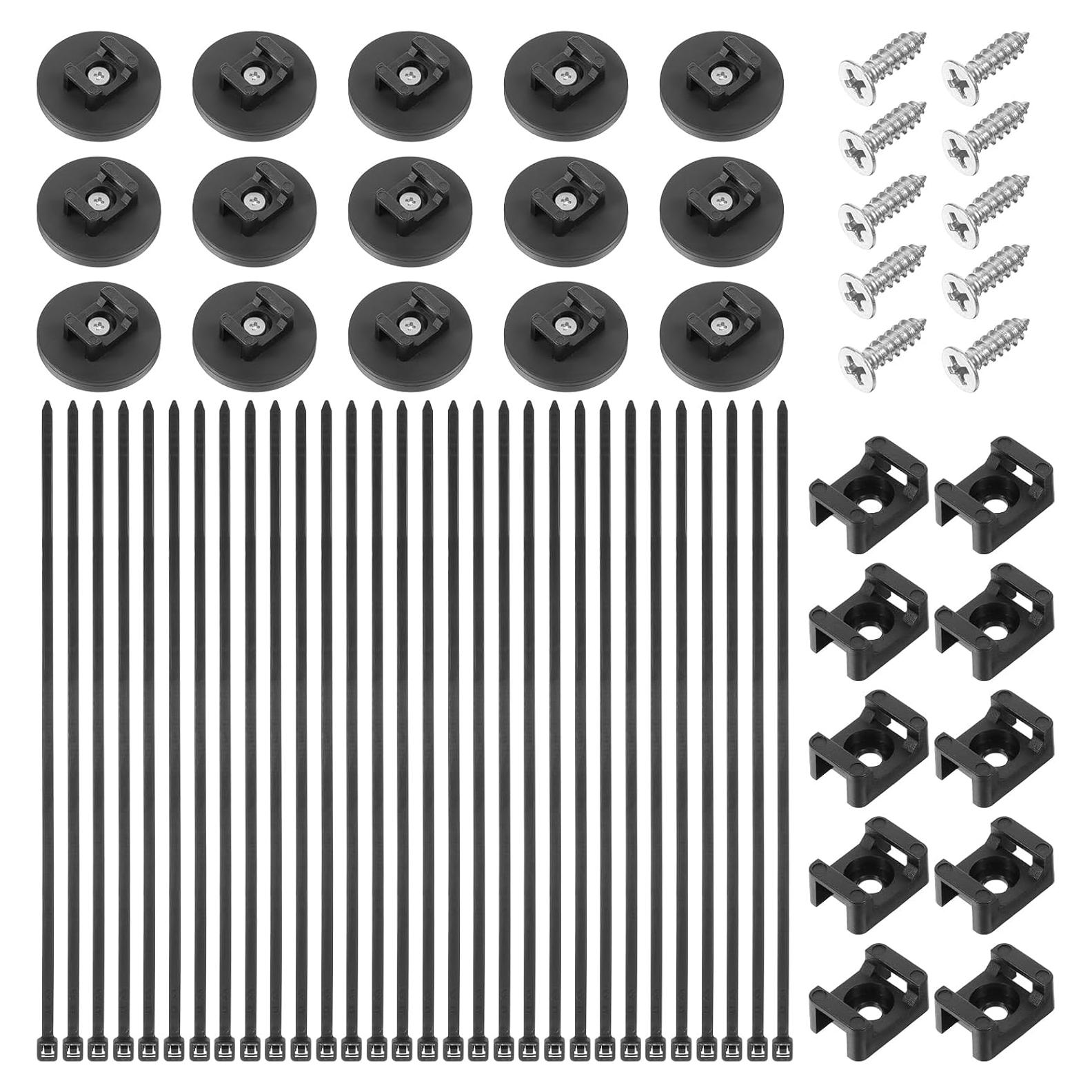 Juego de Montaje de Bridas Mekueeex 85 Piezas Soporte Magnético
