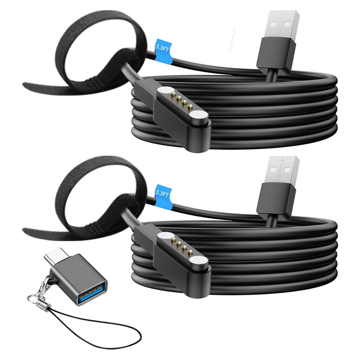 Cable de Carga Magnético USB Tipo-C Tedubax 1,01 m 2 Pcs