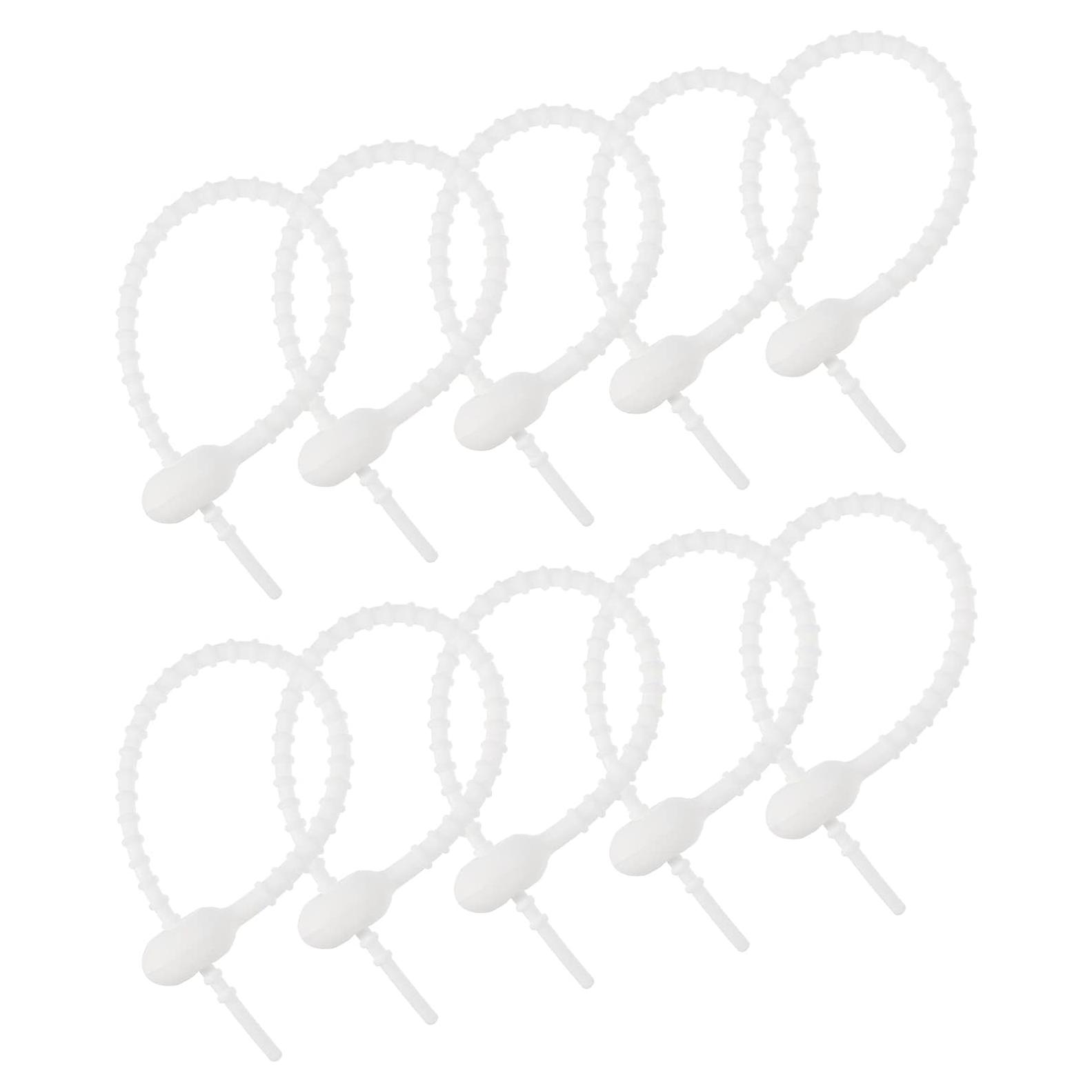 Bridas de Silicona Reutilizables MECCANIXITY 20 Piezas 18 cm