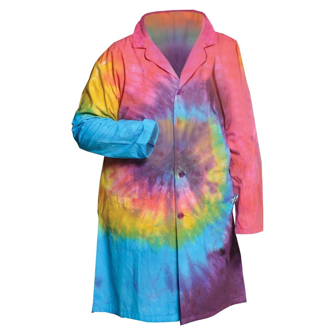 Bata de Laboratorio Tie Dye United Scientific Mediana