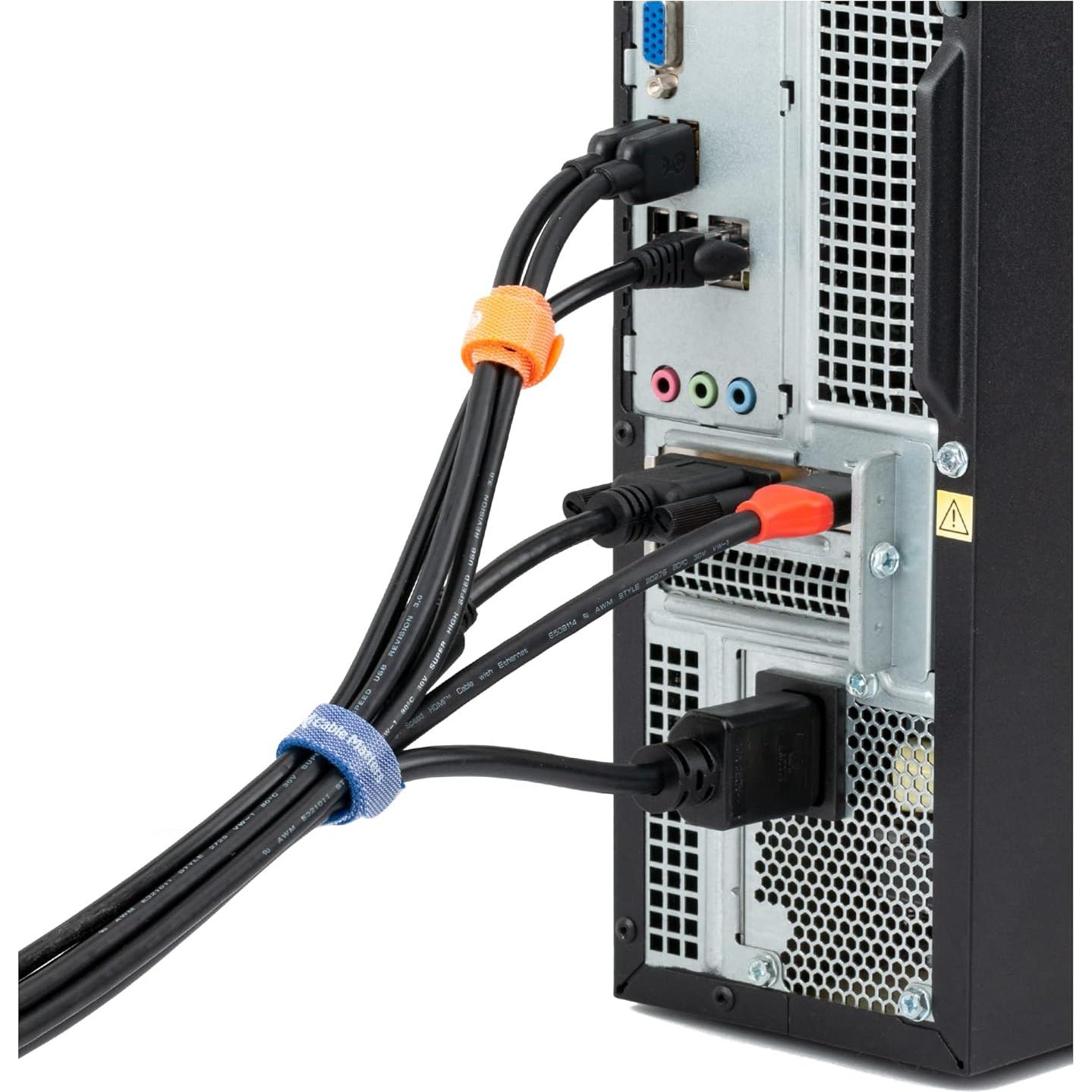 Sujetadores Reutilizables Cable Matters 100-Pack 4-8"