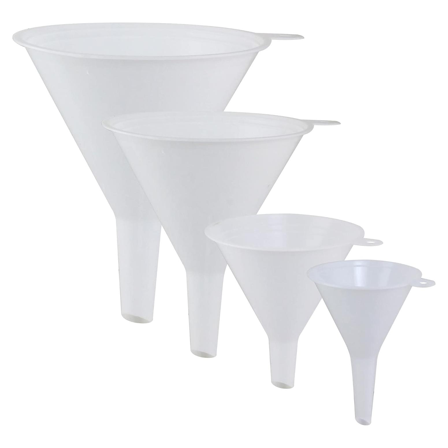 Embudo plástico multiusos KarZone 4 Pack - 13,97 cm