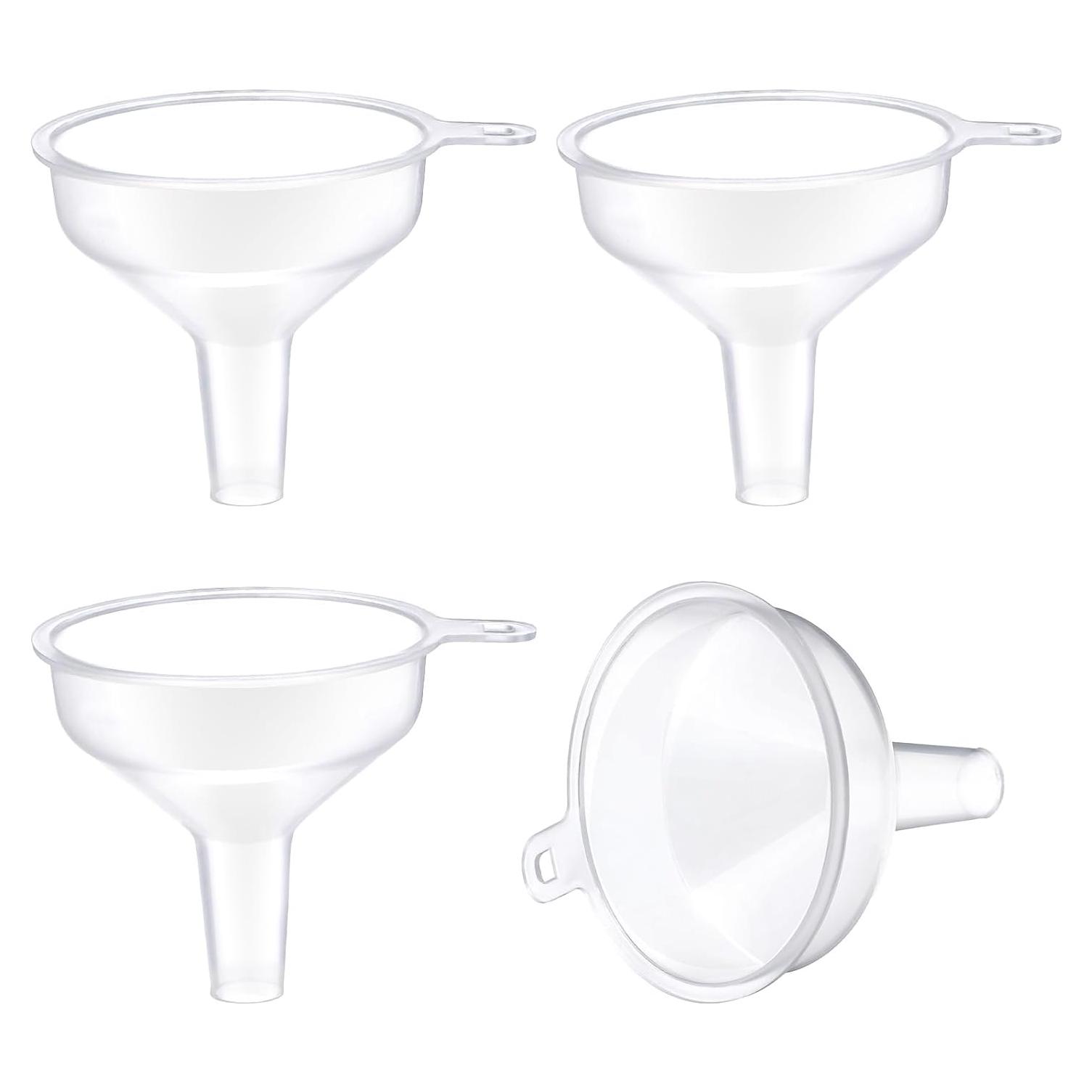 4 Embudos Pequeños de Plástico SynHHergyx para Cocina