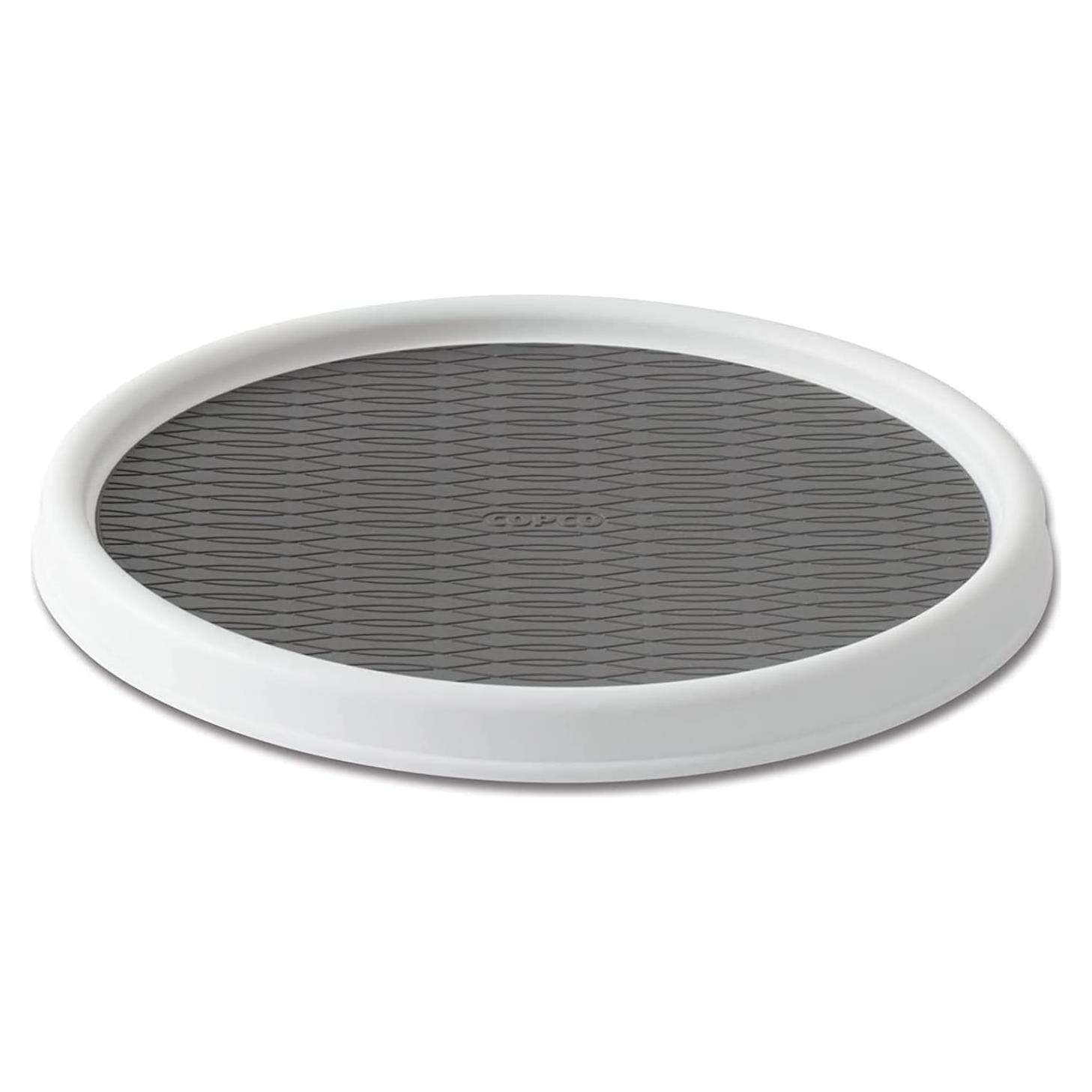 Lazy Susan Giratorio Antideslizante Copco 30,48 cm Blanco/Gris