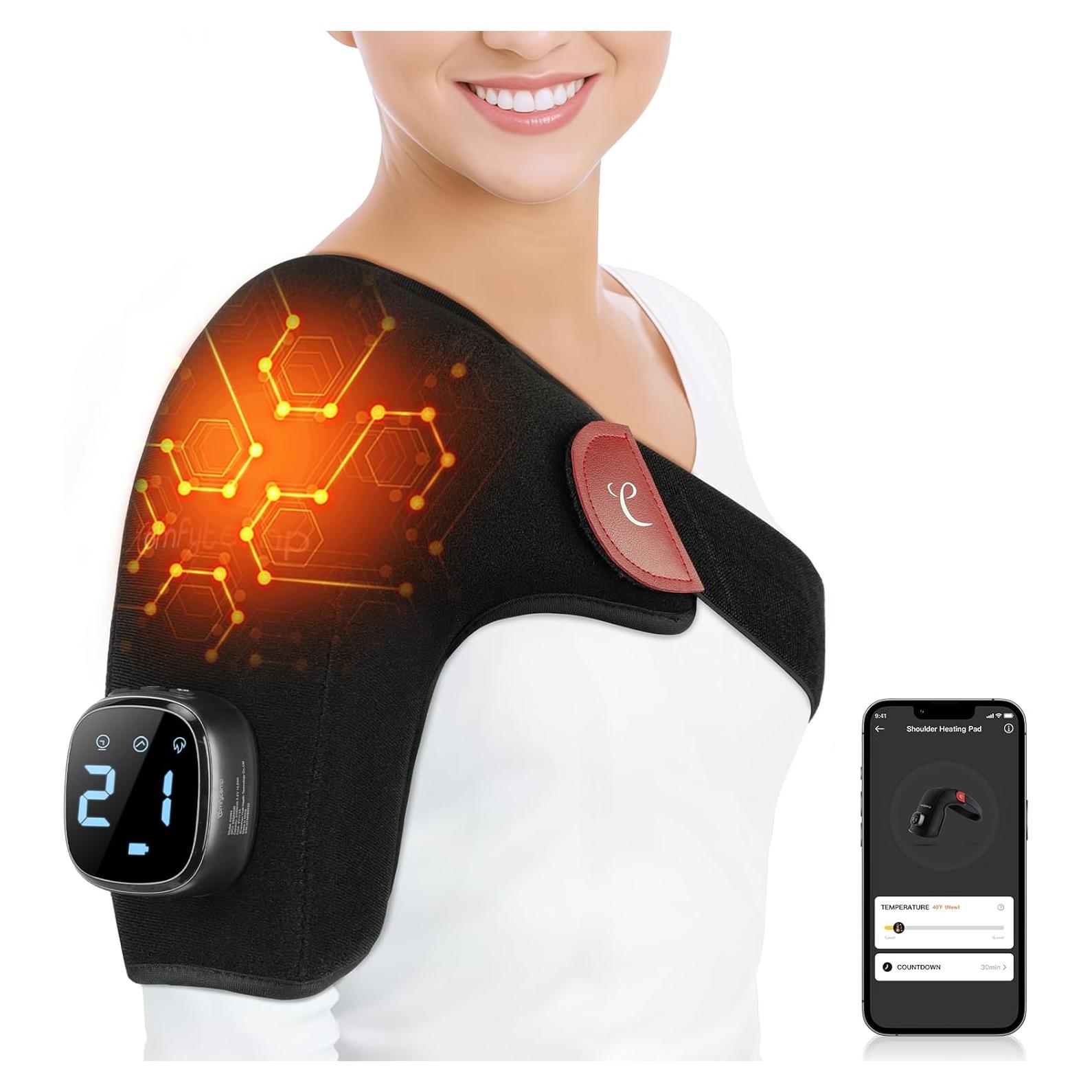 Almohadilla Térmica Inalámbrica Comfytemp para Hombro - 9 Niveles de Calor