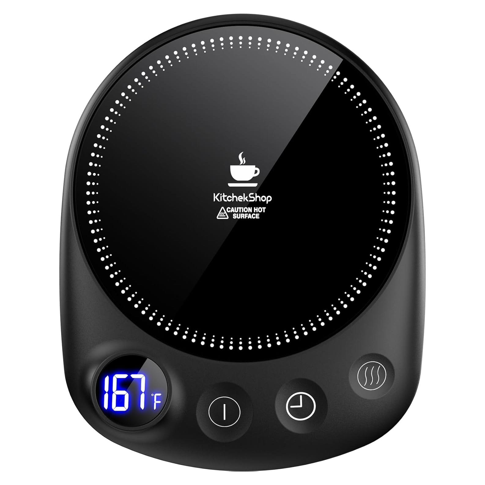 Calentador de Tazas Eléctrico KITCHEKSHOP Negro 50W