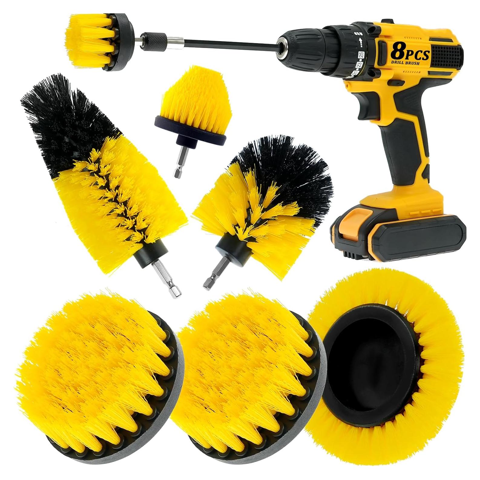 Juego de 8 Accesorios de Cepillo ETOUPA para Taladro