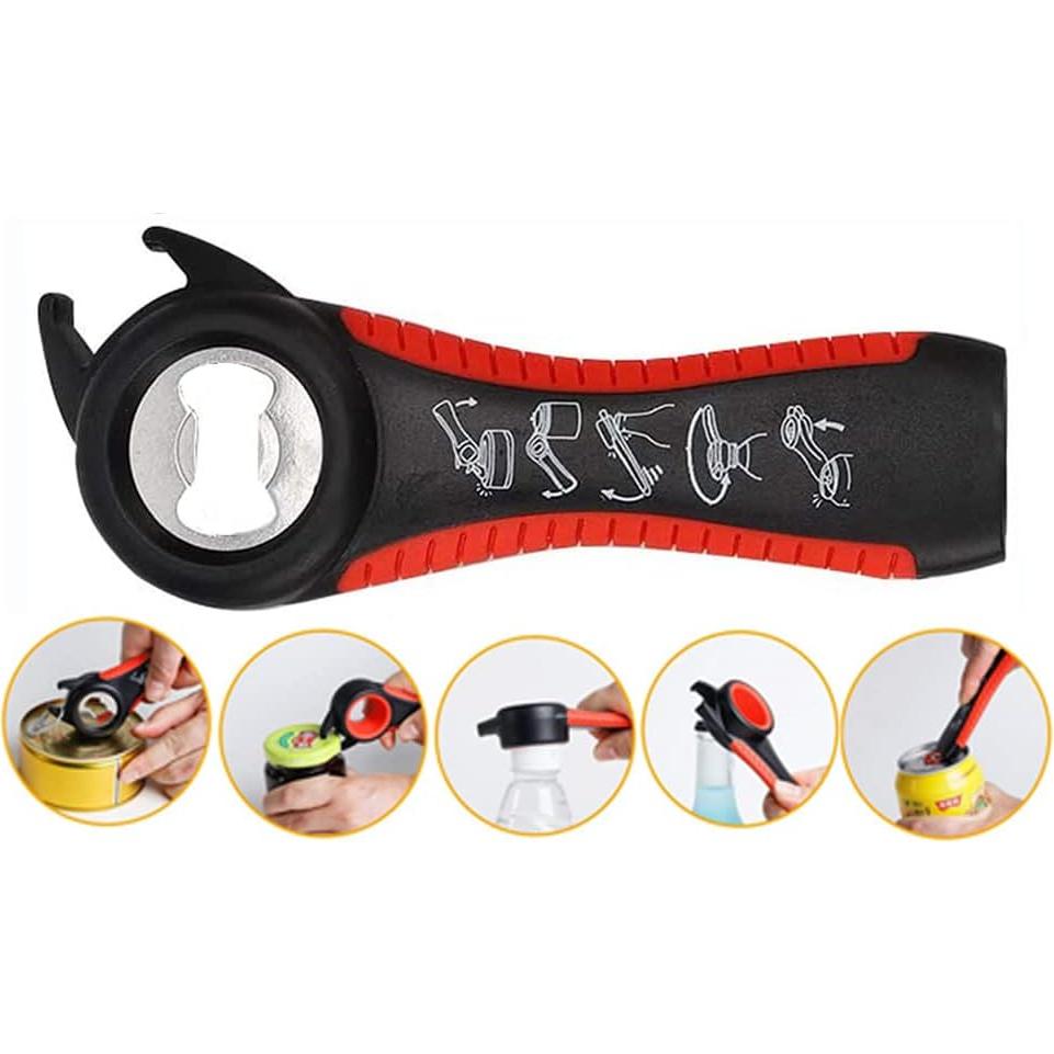 Paquete de 2 Abridores Multifuncionales Mailaoqi 5 en 1