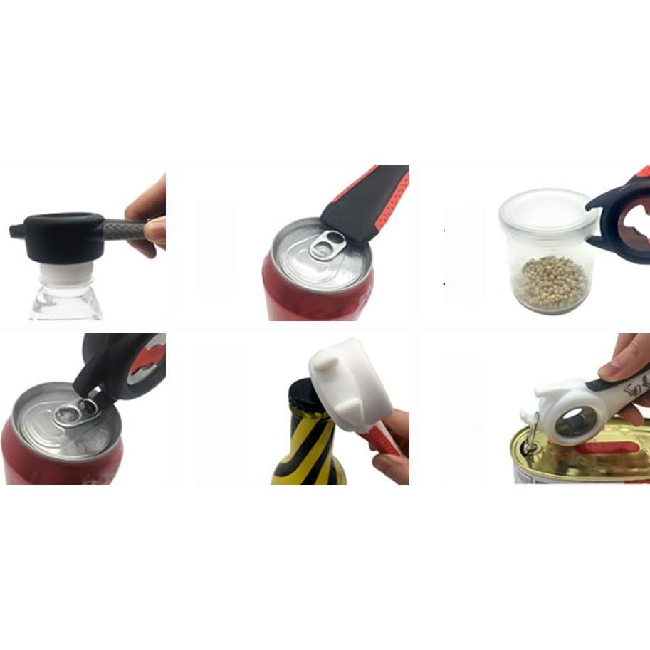 Paquete de 2 Abridores Multifuncionales Mailaoqi 5 en 1