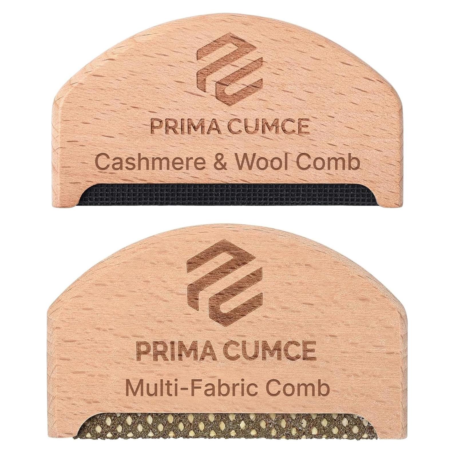 Peine de Madera 2 PCS Prima Cumce para Quitar Pelusas