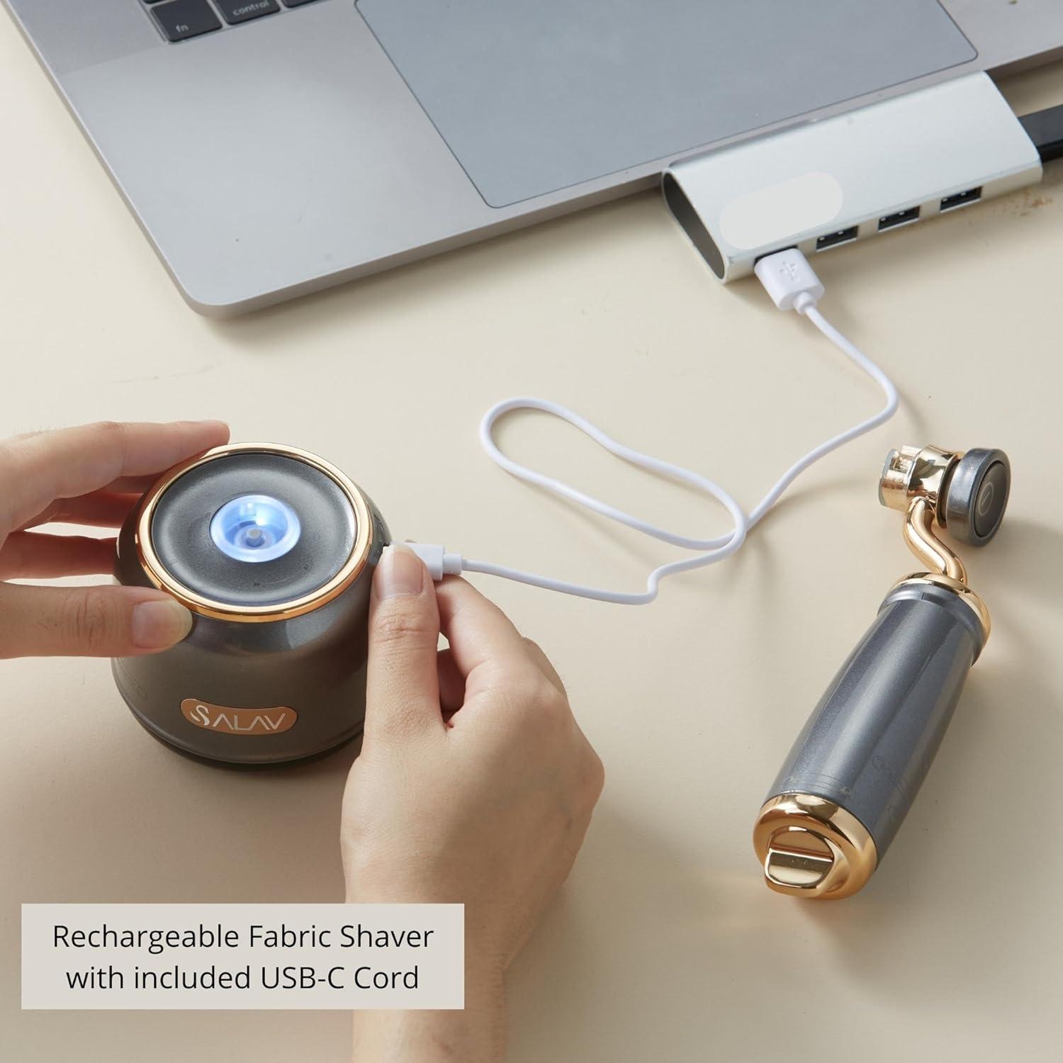 Afeitadora de Tela Recargable SALAV Retro Titanio 6 Cuchillas