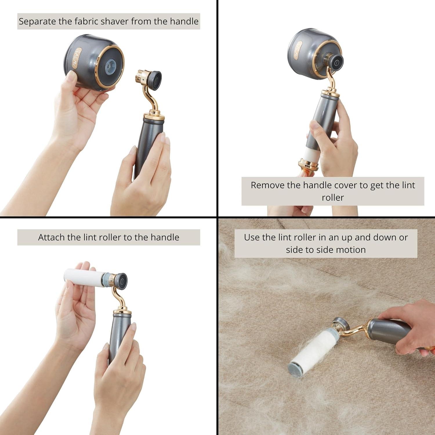 Afeitadora de Tela Recargable SALAV Retro Titanio 6 Cuchillas