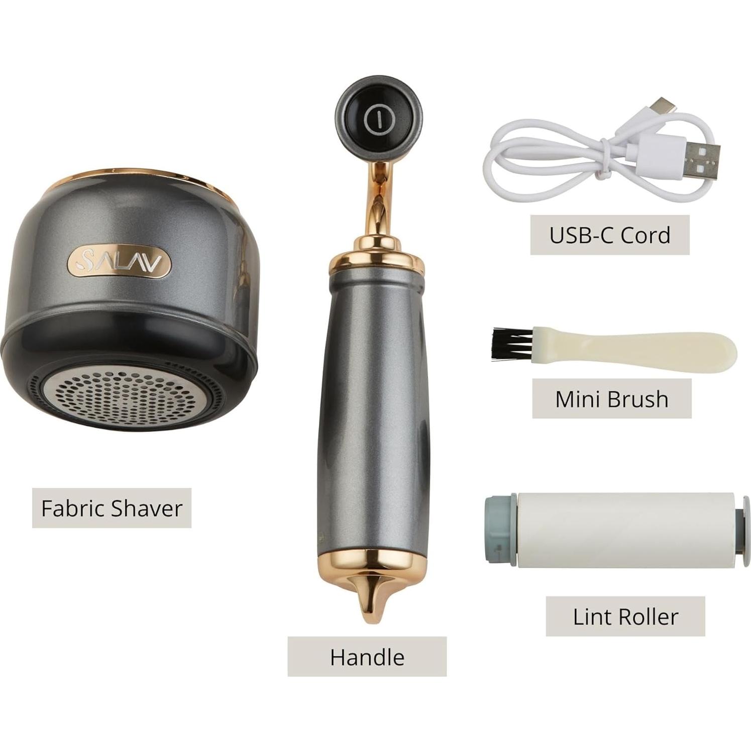 Afeitadora de Tela Recargable SALAV Retro Titanio 6 Cuchillas