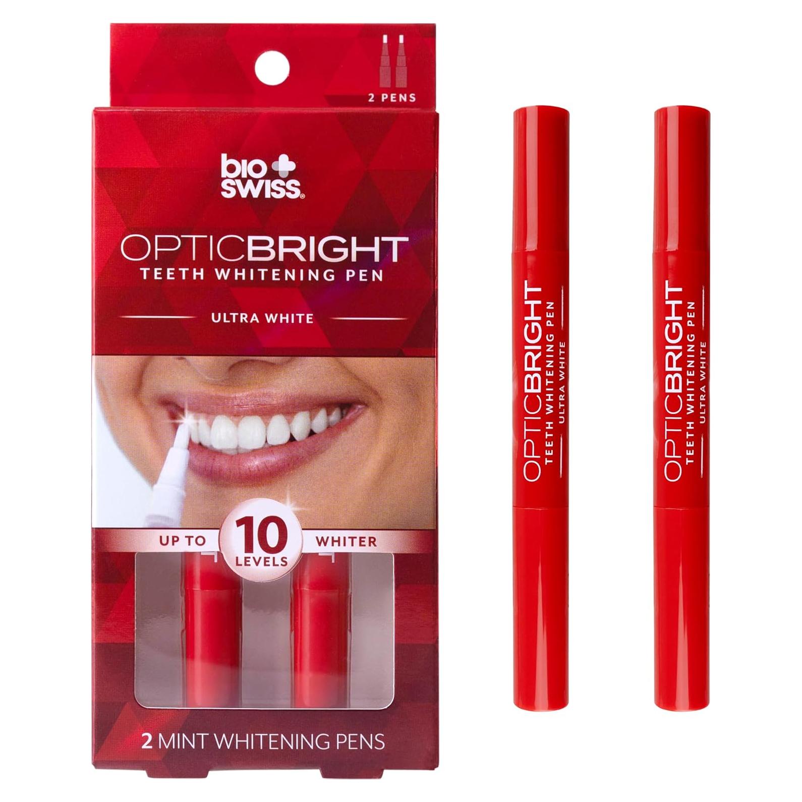 Lápices Blanqueadores BioSwiss Optic Bright Menta - 2 Pzs