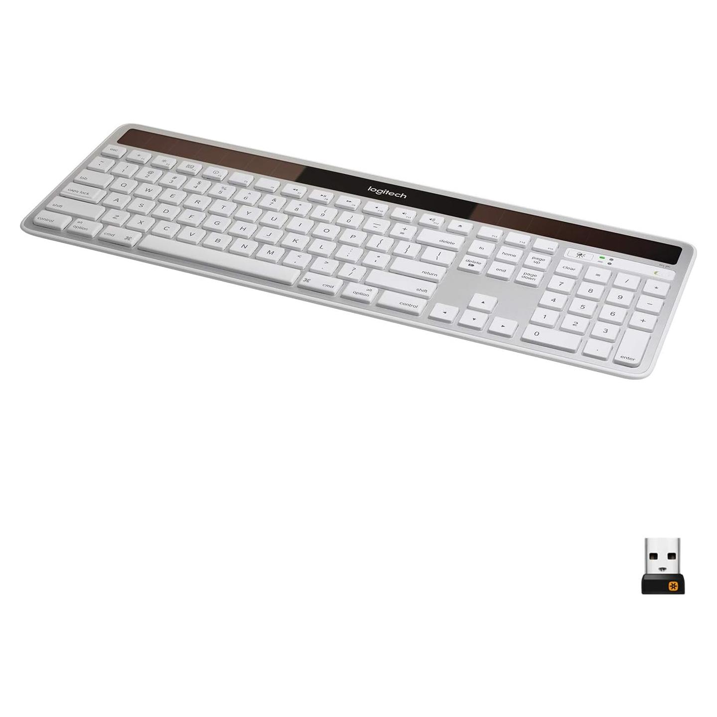 Teclado Inalámbrico Logitech K750 Solar para Mac - Plata