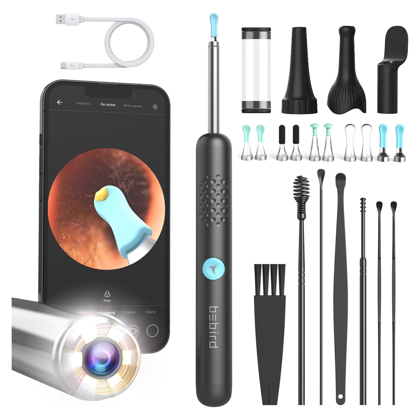 BEBIRD R1 Limpiador de Cerumen con Cámara HD y Luz LED